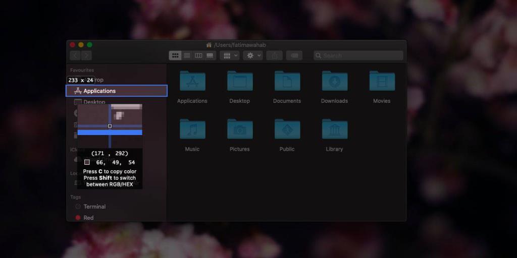 Cara screenshot elemen UI individual di macOS