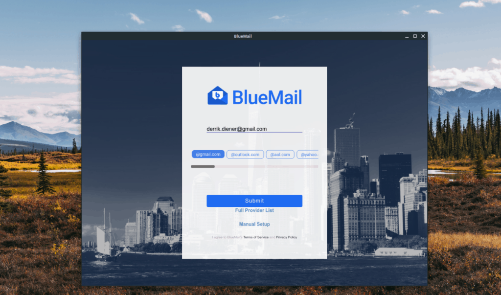 Cara mengatur Bluemail di Linux