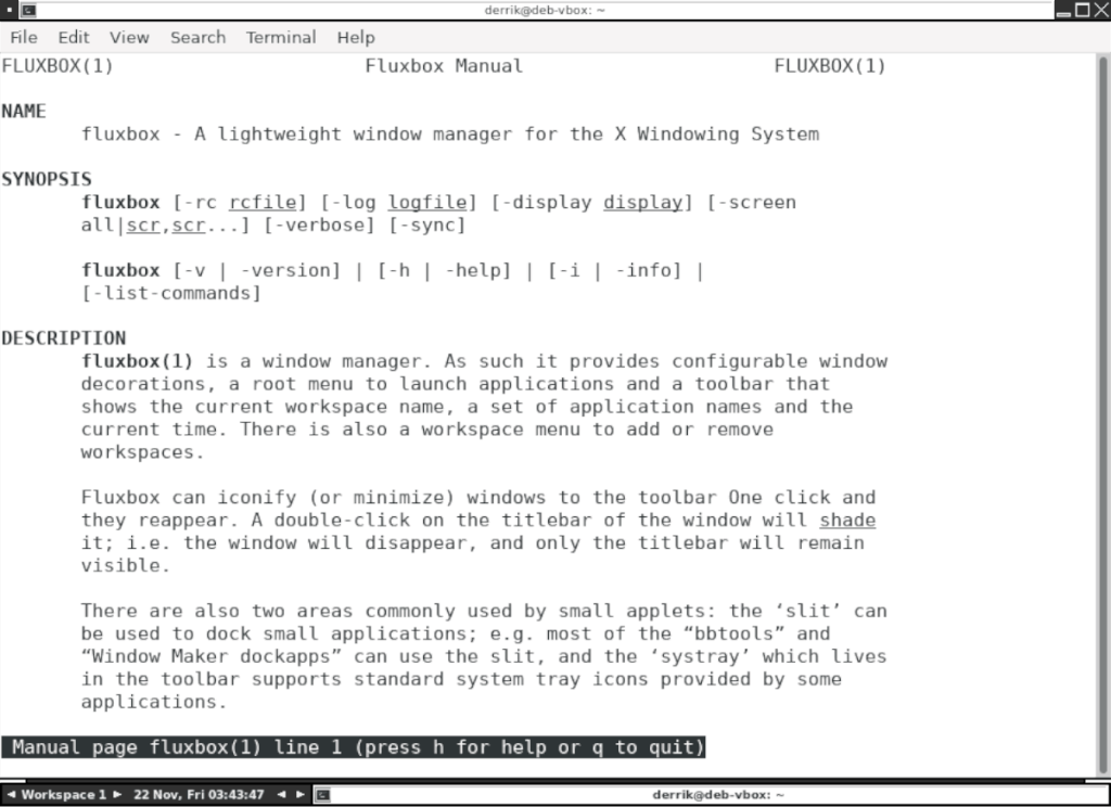 So richten Sie den Fluxbox-Fenstermanager unter Linux ein