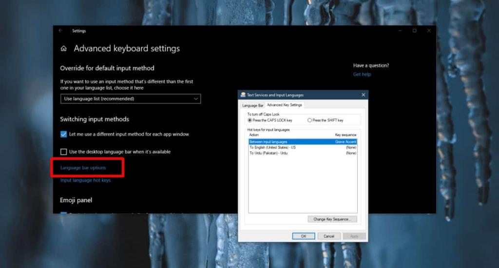 Cara mengatur pintasan keyboard khusus untuk mengubah bahasa di Windows 10