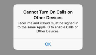 iOSで「他のデバイスで通話をオンにできない」を修正する方法