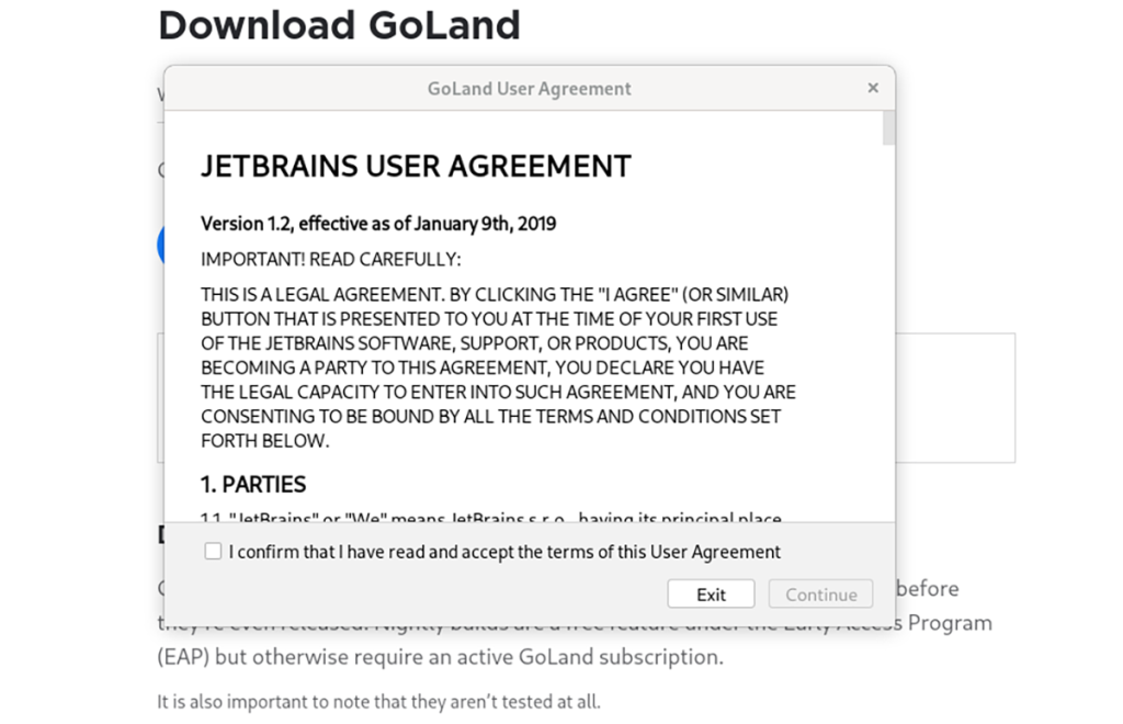 Cara menginstal JetBrains GoLand di Linux