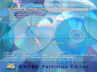 Come clonare un disco rigido Linux con Gparted