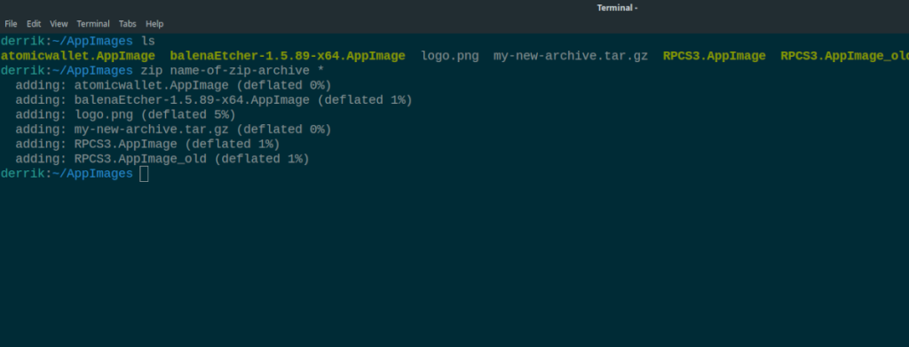 4 formas de comprimir archivos en la terminal en Linux