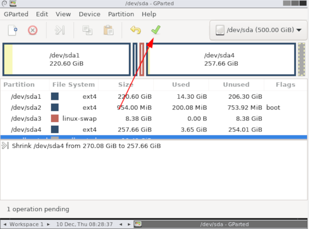 Linuxでホームパーティションのサイズを変更する方法