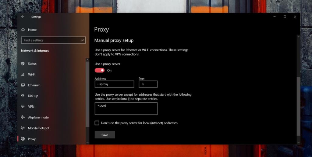 Cara mengkonfigurasi proxy di Windows 10