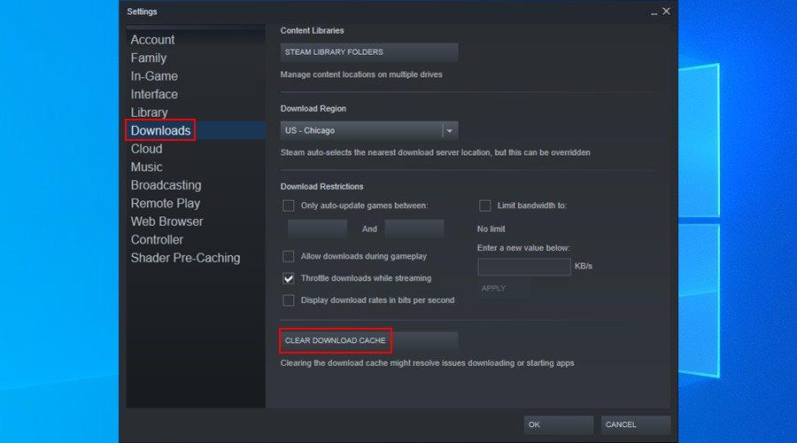 Steam-Download langsam? Hier ist, was Sie für eine bessere Steam-Download-Geschwindigkeit tun können