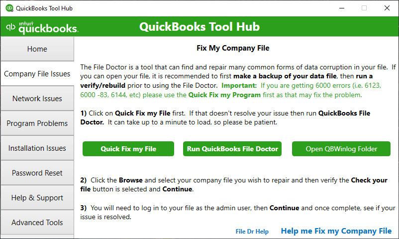 Centro de herramientas de QuickBooks: descargar, instalar, cómo usar