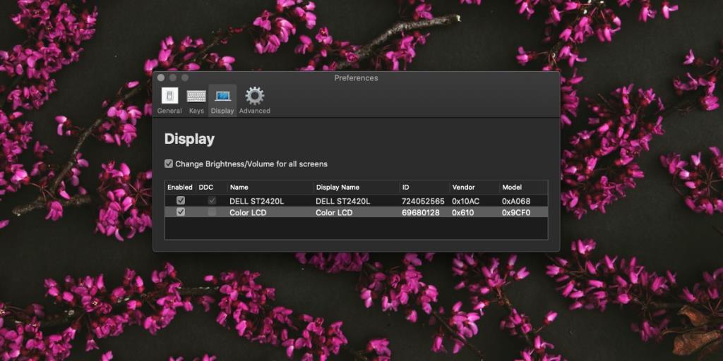 Come modificare la luminosità per tutti i display su macOS