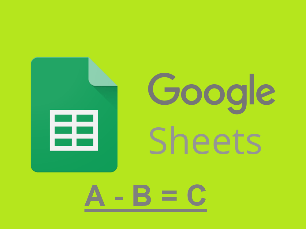 So subtrahieren Sie in Google Sheets (vollständige Anleitung)