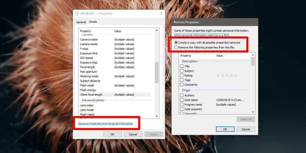 Как массово удалить данные EXIF ​​с фотографий в Windows 10