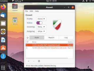 Cara mem-port ke depan melalui firewall di Ubuntu