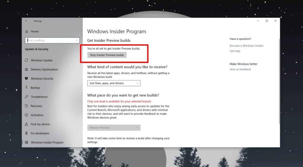 Cara mendapatkan aplikasi build Insider tanpa menjalankan Windows 10 Insider Builds