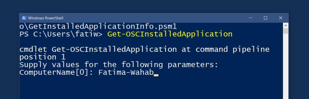 ใช้สคริปต์ PowerShell เพื่อรับรายการแอพที่ติดตั้งบน Windows