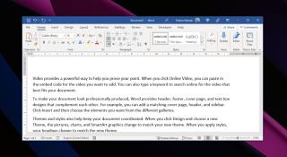 Cara menghasilkan teks acak di Microsoft Word