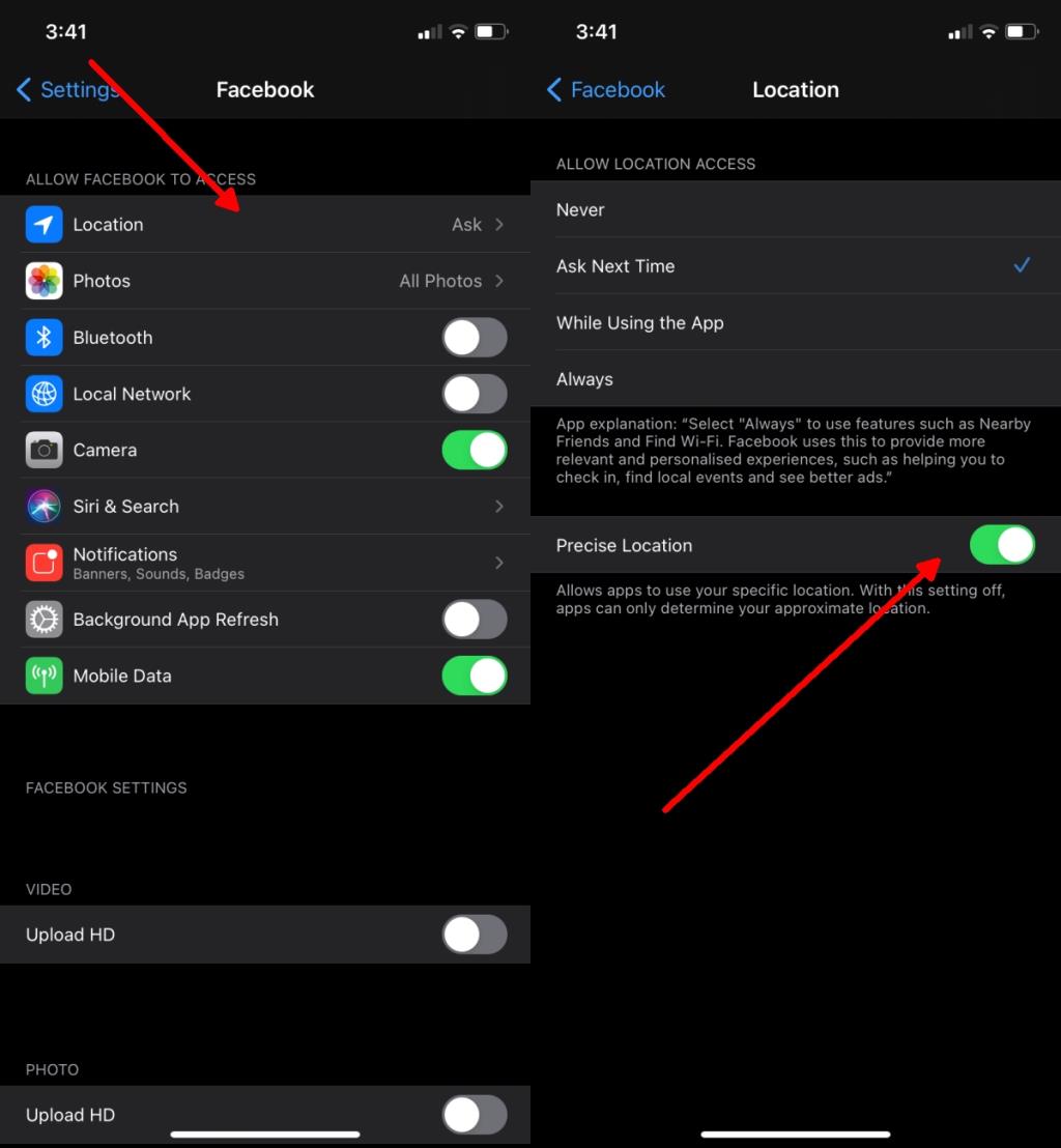 Cómo deshabilitar la ubicación precisa en iOS 14