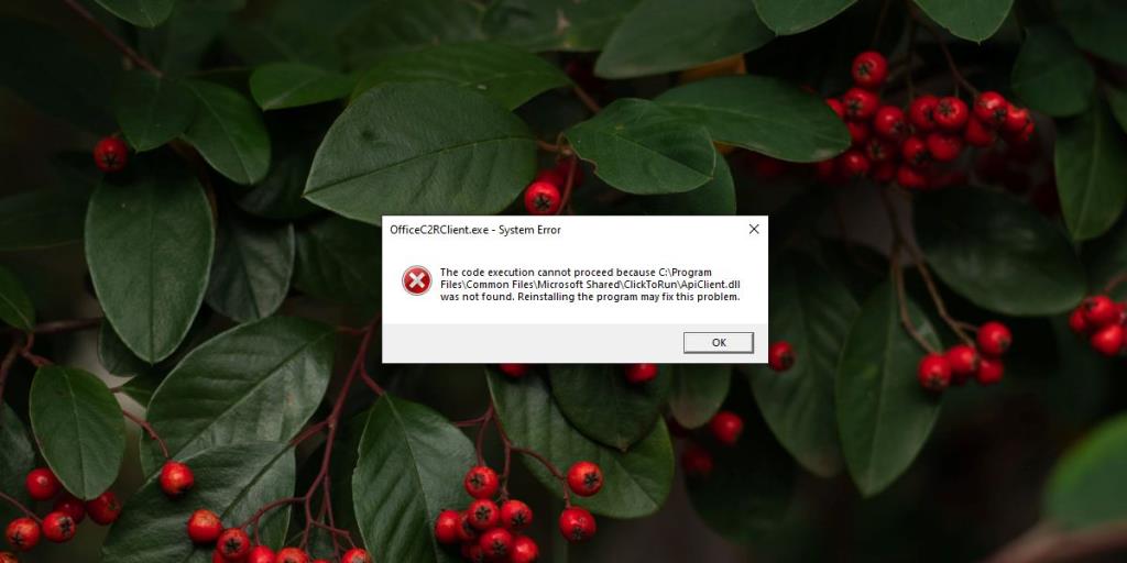 Cách sửa lỗi APIClient.dll không tìm thấy trên Windows 10