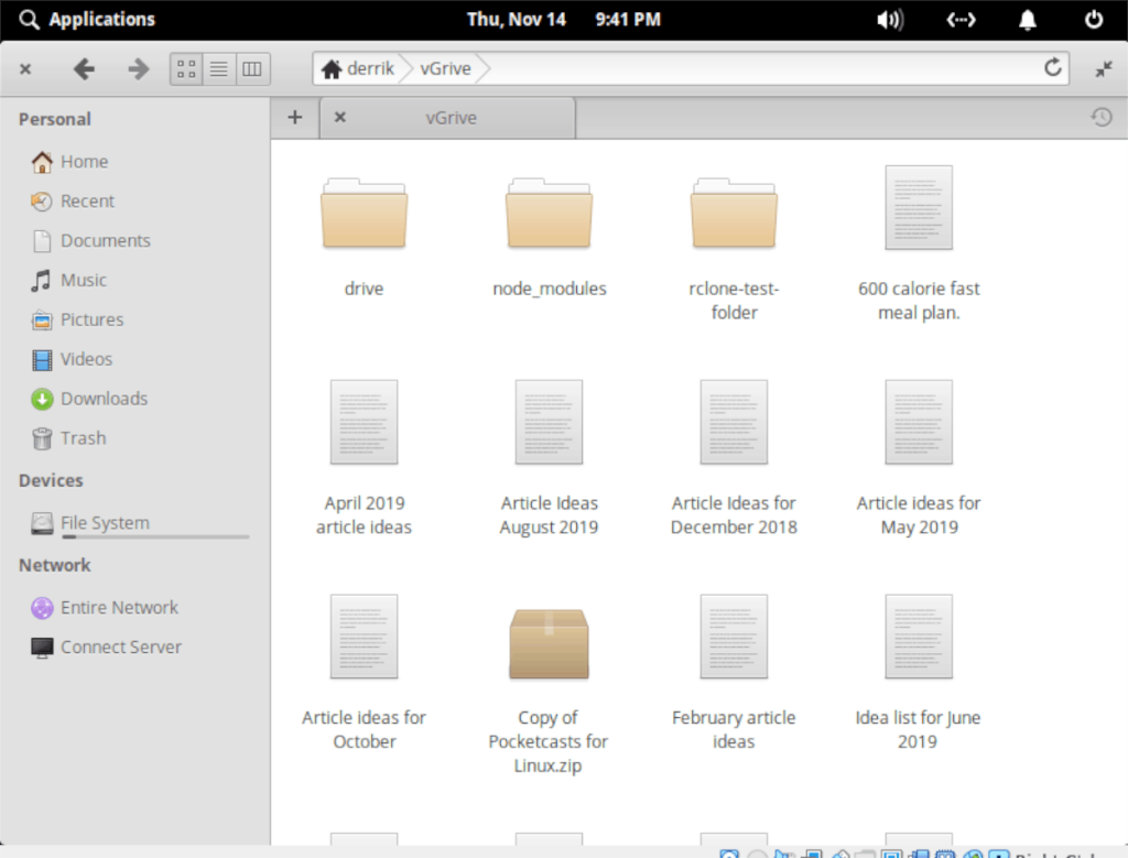 Como acessar o Google Drive no Elementary OS