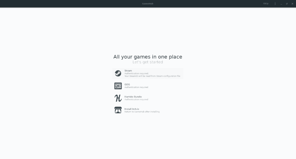 วิธีใช้ Gamehub เพื่อดาวน์โหลดเกม Steam, GOG และ Humble Bundle บน Linux