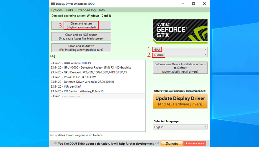 วิธีแก้ไข VIDEO TDR FAILURE (nvlddmkm.sys Failed) ใน Windows 10