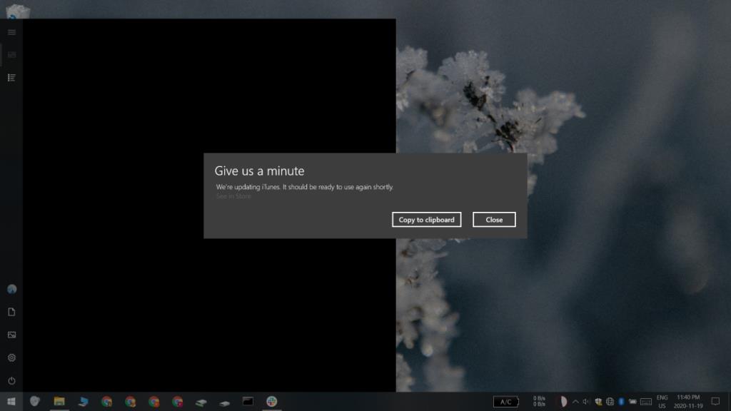 Cara memperbaiki kesalahan peluncuran aplikasi Beri kami satu menit di Windows 10