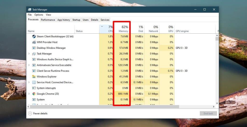 วิธีค้นหาแอพที่ใช้ RAM ส่วนใหญ่ใน Windows 10