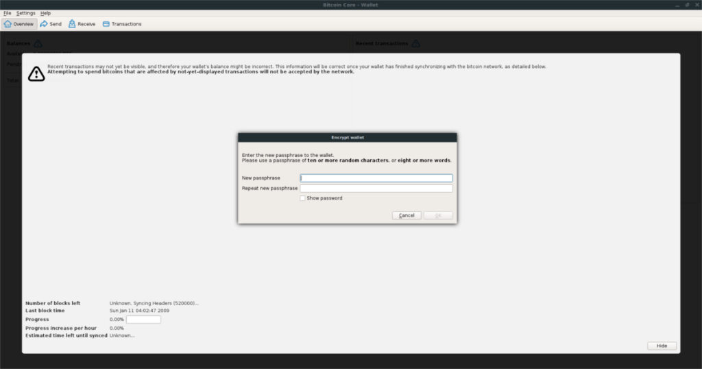 Como instalar e ativar a carteira Bitcoin Core no Linux