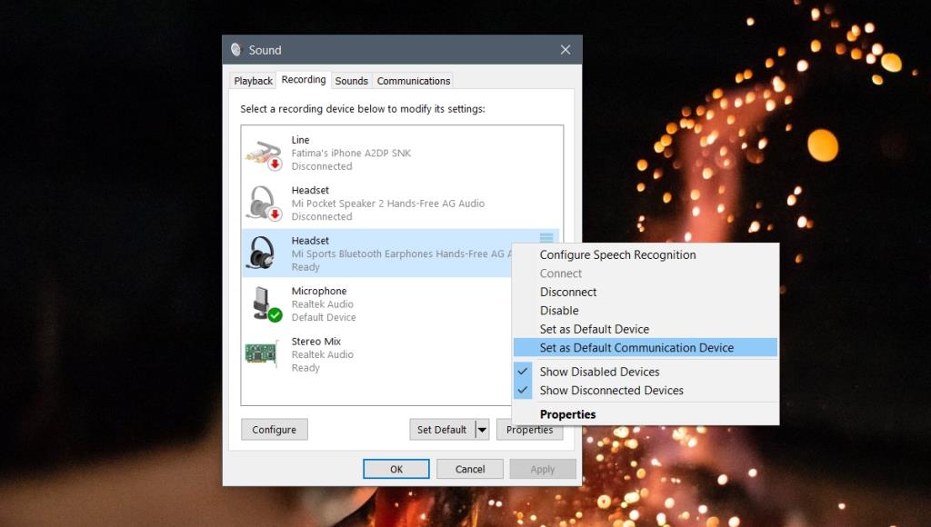 วิธีแก้ไขไมโครโฟนของชุดหูฟัง Bluetooth ที่ Windows 10 . ไม่รู้จัก