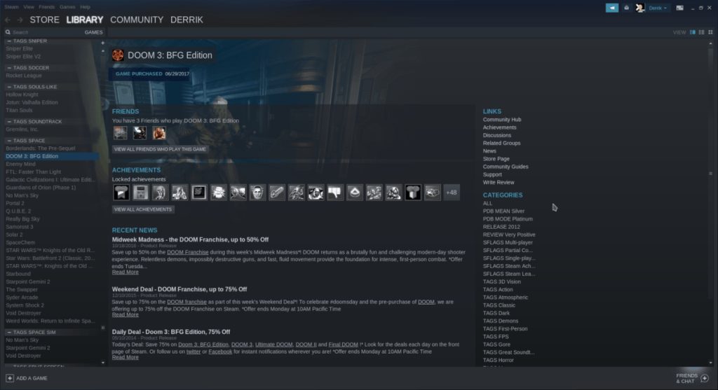 Steamycatsを使用してLinuxでSteamゲームを分類する方法