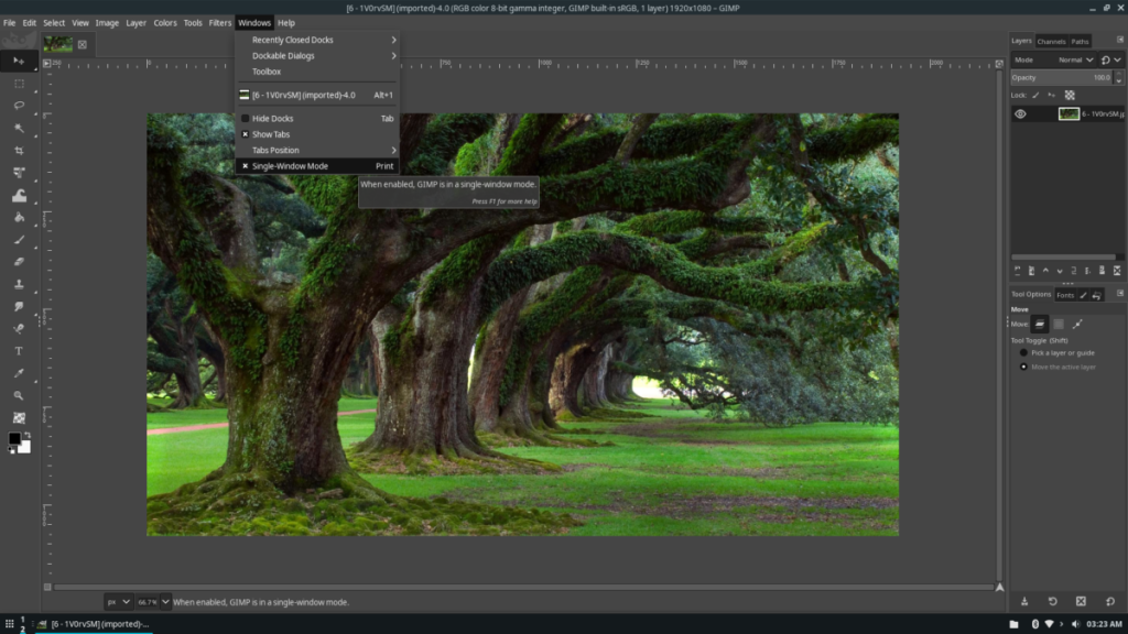 Cara membuat Gimp terlihat seperti Adobe Photoshop di Linux