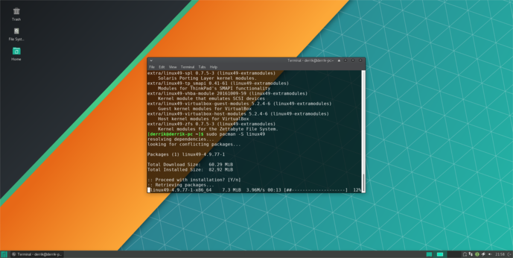 Cara Mengganti Kernel Di Manjaro Linux