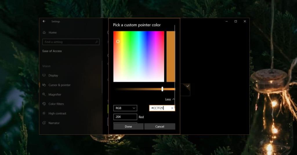 Cara mengatur warna aksen ke warna kursor di Windows 10