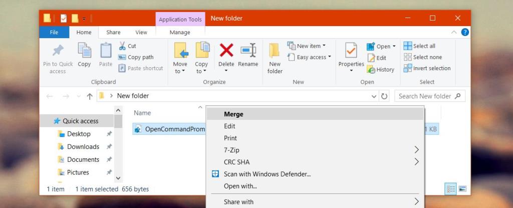 Cara Mendapatkan Opsi Buka Jendela Perintah Di Sini Di Explorer Di Windows 10