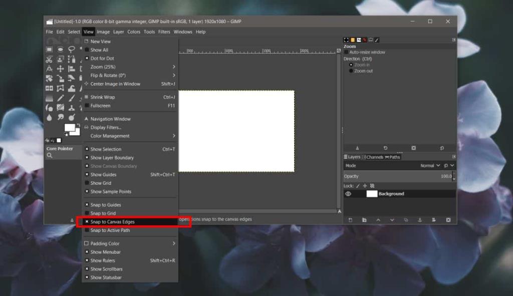 Como alterar as configurações padrão no GIMP no Windows 10