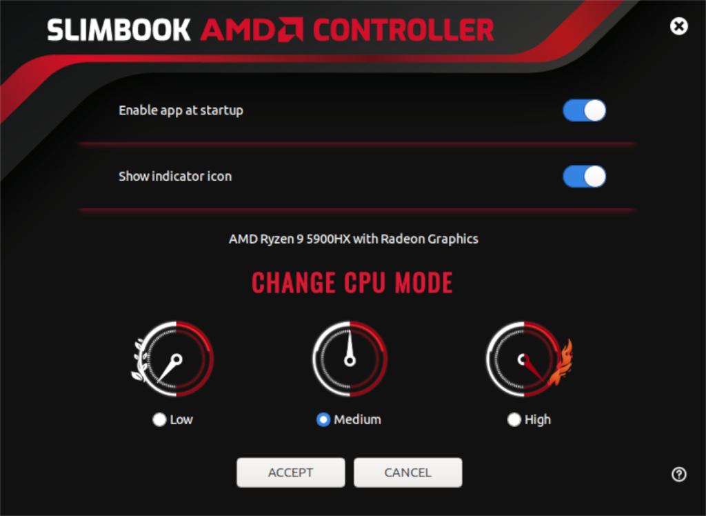 Como usar o sintonizador de CPU Slimbook Ryzen para celular no Ubuntu