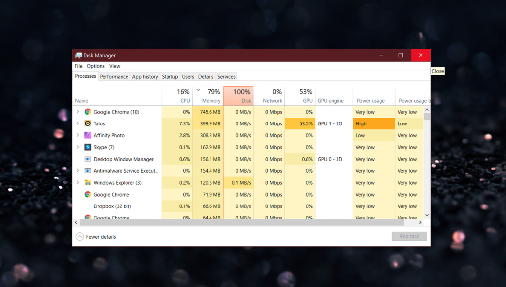 PERBAIKI: 100% Penggunaan Disk Windows 10 Task Manager