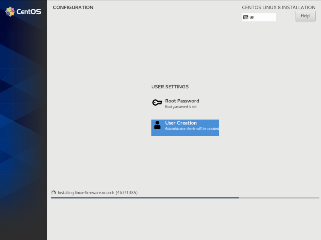 Cara menginstal workstation CentOS 8