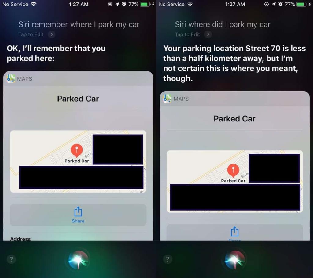 Como usar o Siri para lembrar onde você estacionou no iOS