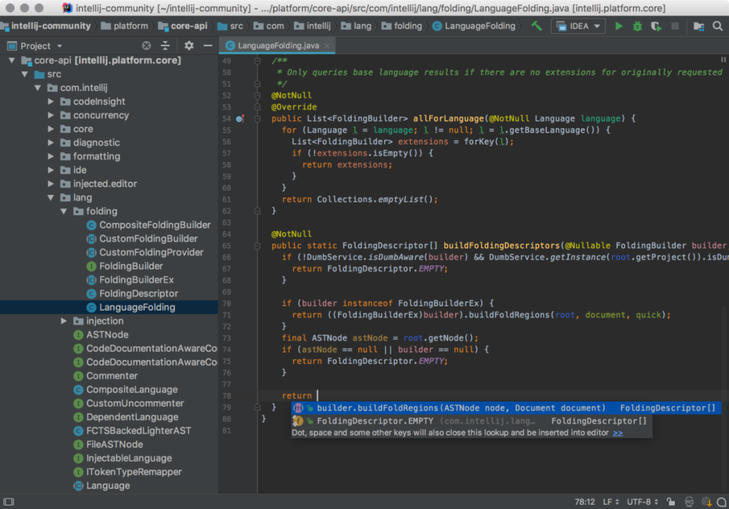 Cara mengatur IntelliJ IDEA IDE di Linux