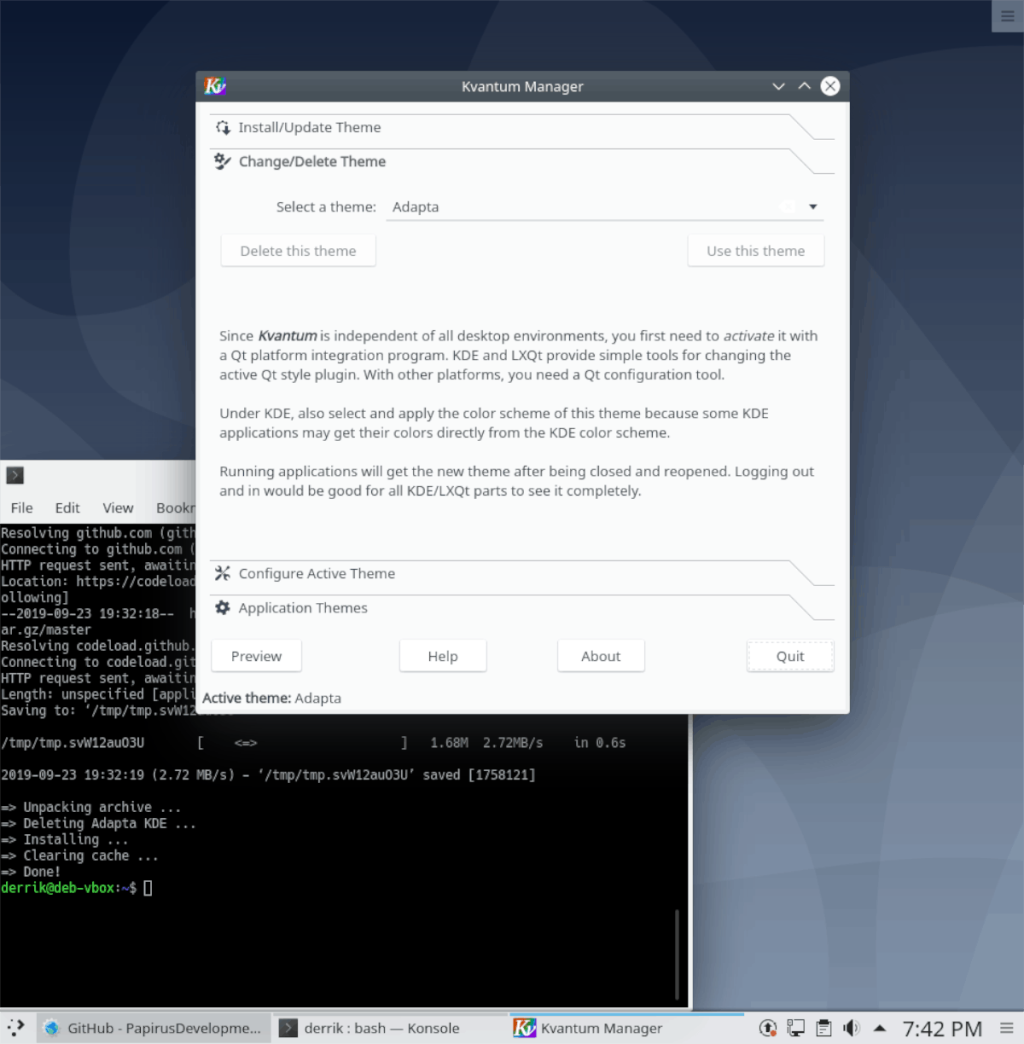 Cara menginstal tema Adapta-KDE di Linux