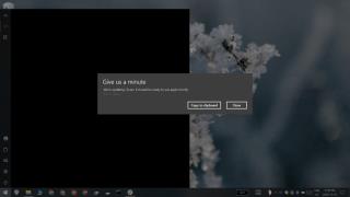 Como corrigir o erro de inicialização do aplicativo “Dê-nos um minuto” no Windows 10