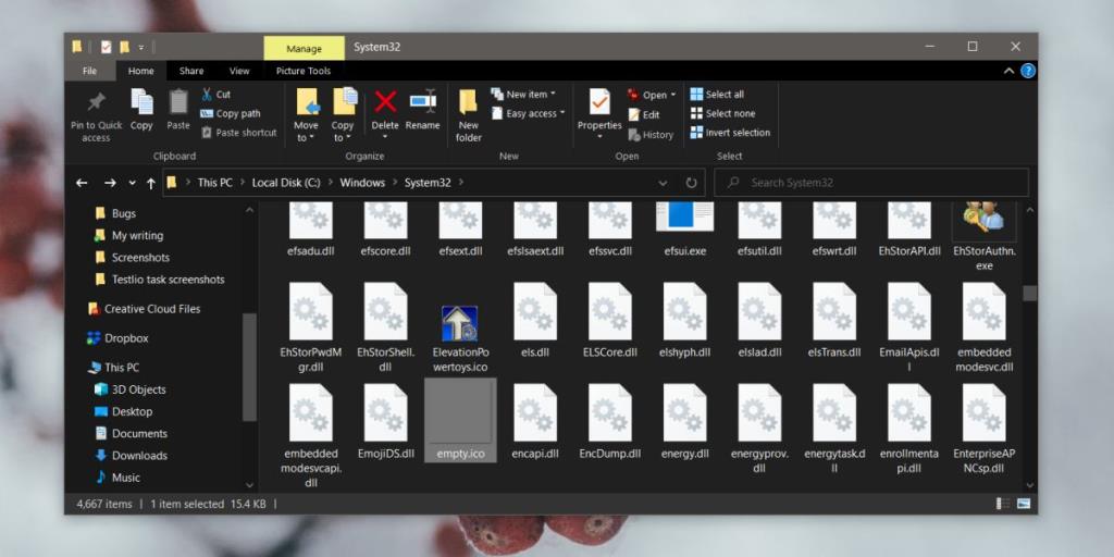 Cara menghapus panah dari pintasan desktop di Windows 10