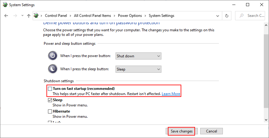 วิธีแก้ไข PAGE FAULT ในพื้นที่ที่ไม่ได้ใช้งานใน Windows 10