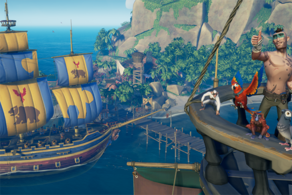 Cara memainkan Sea of ​​​​Thieves di Linux