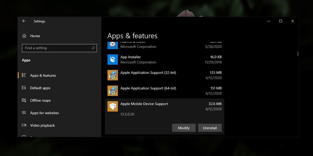 Cara menginstal Dukungan Perangkat Seluler Apple tanpa iTunes di Windows 10