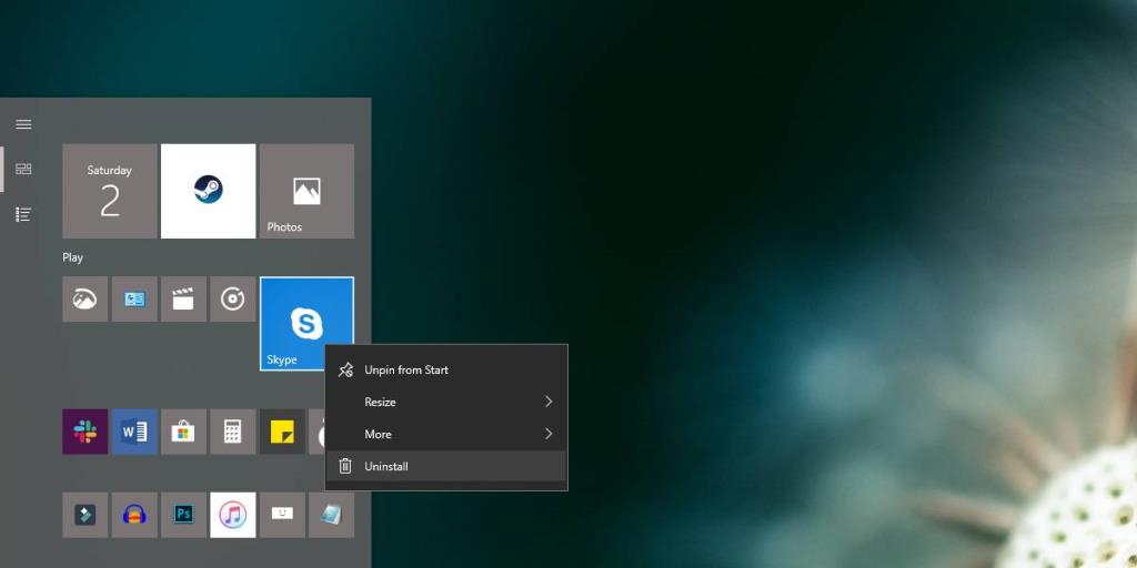 วิธีถอนการติดตั้งแอพ Skype UWP บน Windows 10