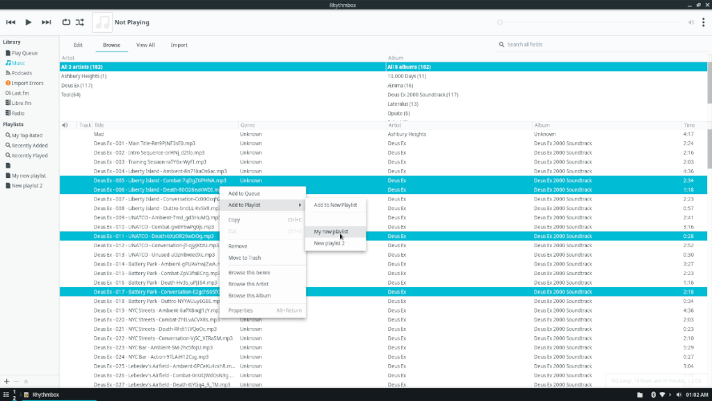 วิธีสร้างรายการเพลงบน Linux