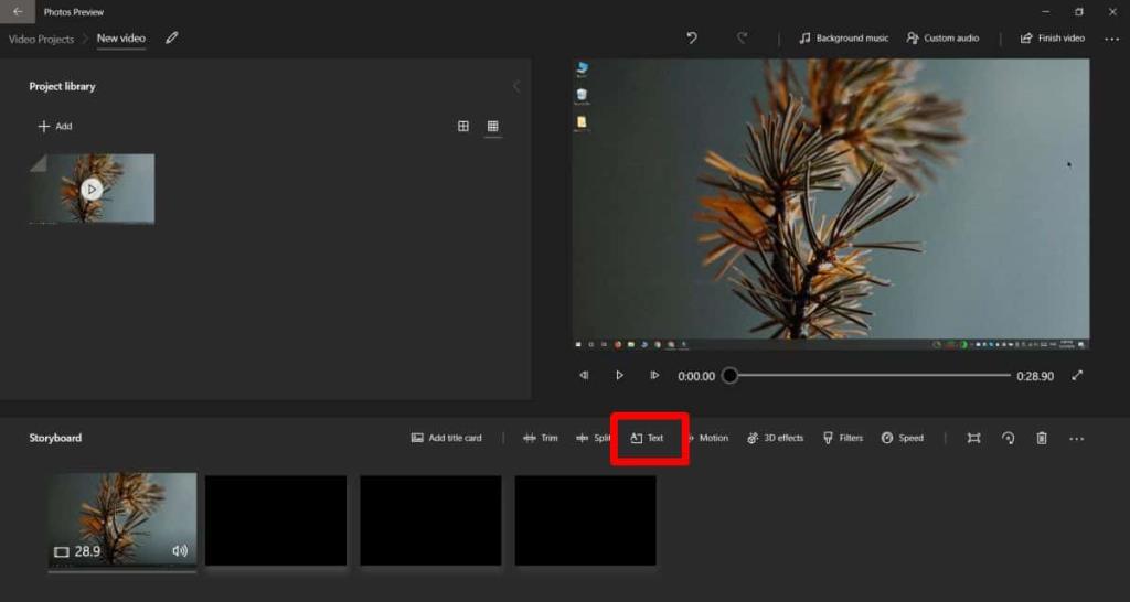 Como adicionar texto a um vídeo no Windows 10