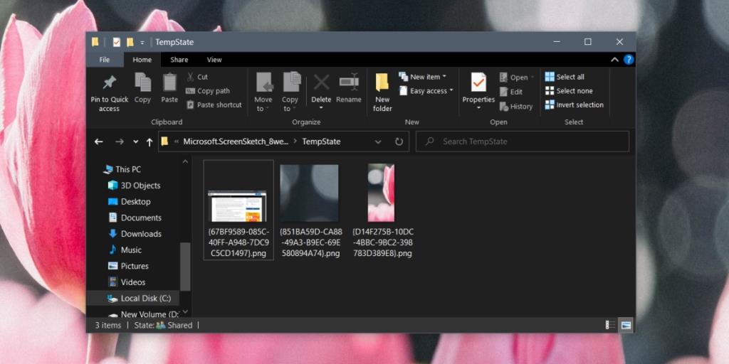 Bagaimana cara menyimpan tangkapan layar Snip & Sketsa di Windows 10