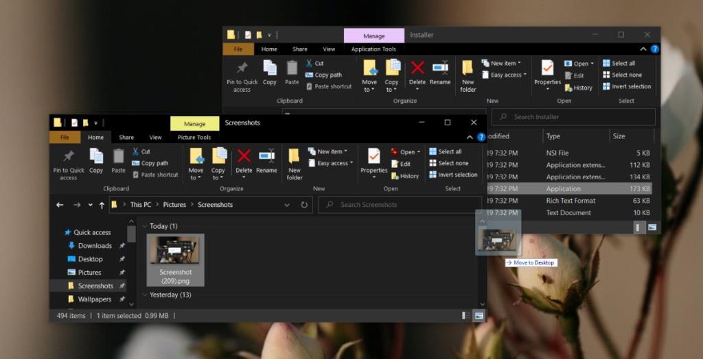 Cara mengonfirmasi pemindahan file/folder dengan drag & drop di Windows 10